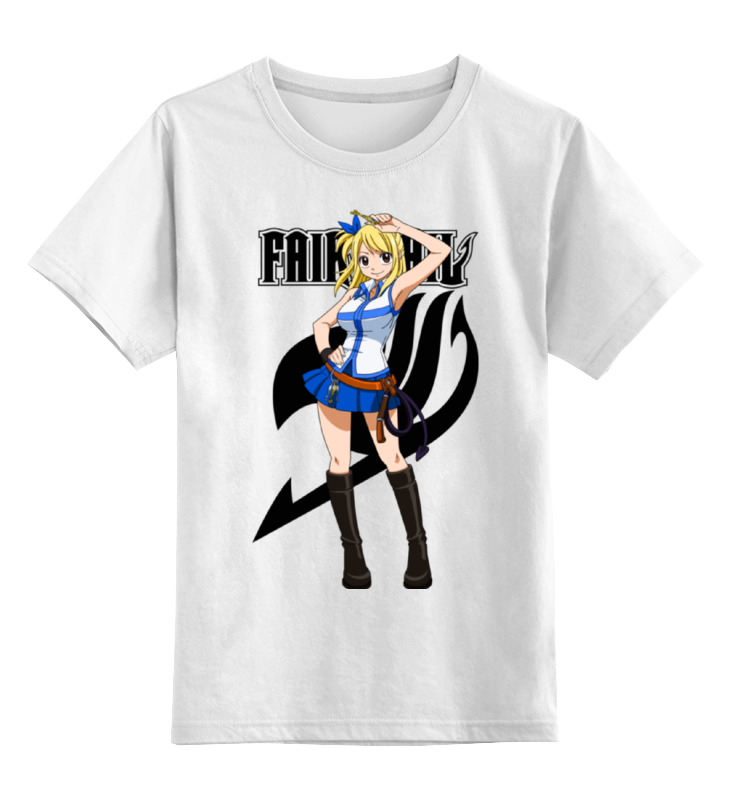 Детская футболка классическая унисекс Printio Люси. fairy tail