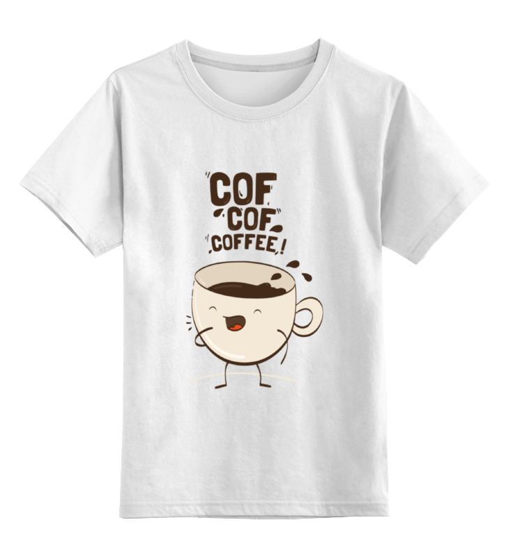Детская футболка классическая унисекс Printio Чашка кофе