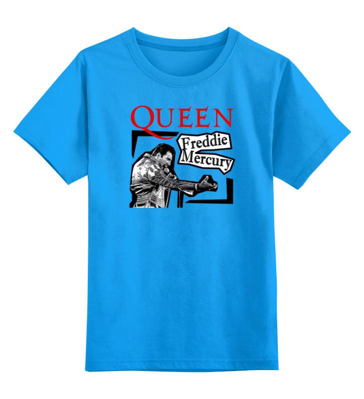 Детская футболка классическая унисекс Printio Freddie mercury - queen
