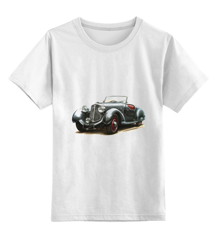 Детская футболка классическая унисекс Printio Ретроавтомобили 7