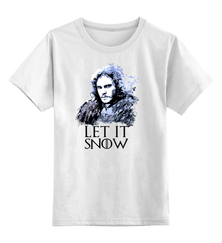 Детская футболка классическая унисекс Printio Jon snow из сериала игра престолов (5)