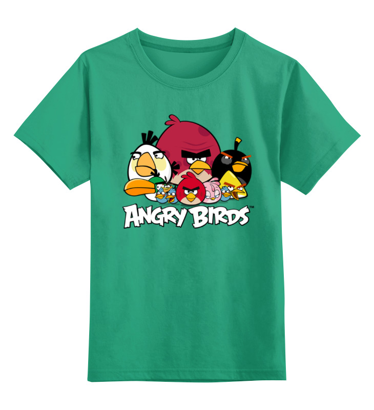 Детская футболка классическая унисекс Printio Angry birds