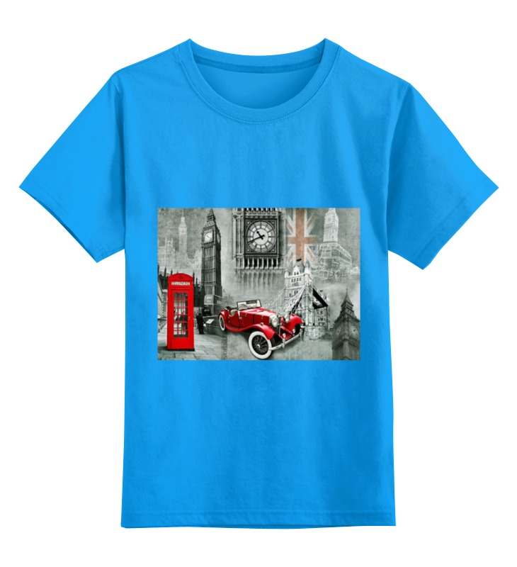 Детская футболка классическая унисекс Printio Лондон