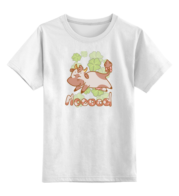 Детская футболка классическая унисекс Printio Корова