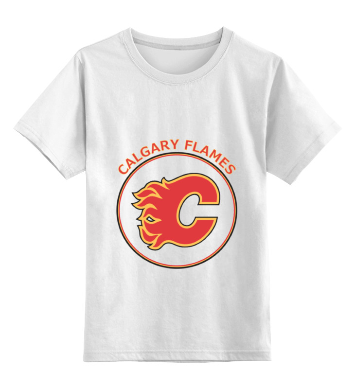 Детская футболка классическая унисекс Printio Calgary flames,
