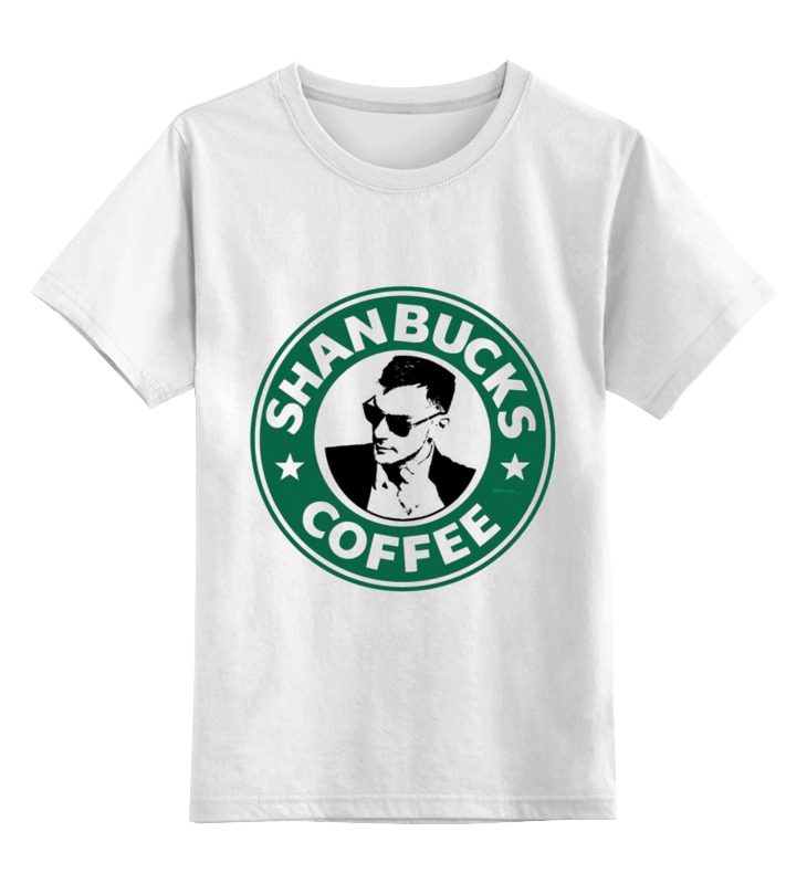 Детская футболка классическая унисекс Printio Shanbucks coffee