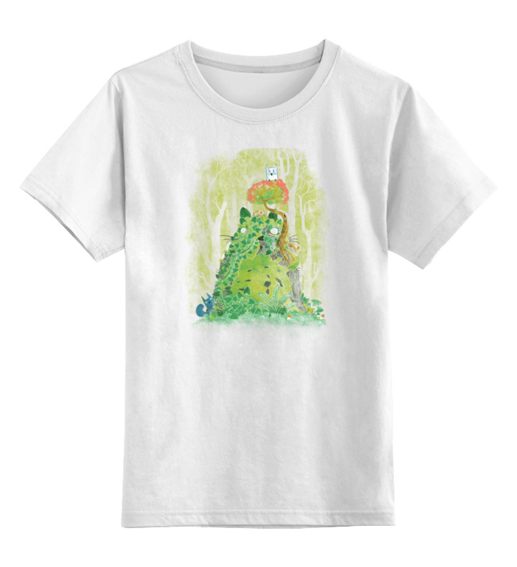 Детская футболка классическая унисекс Printio Лесные друзья