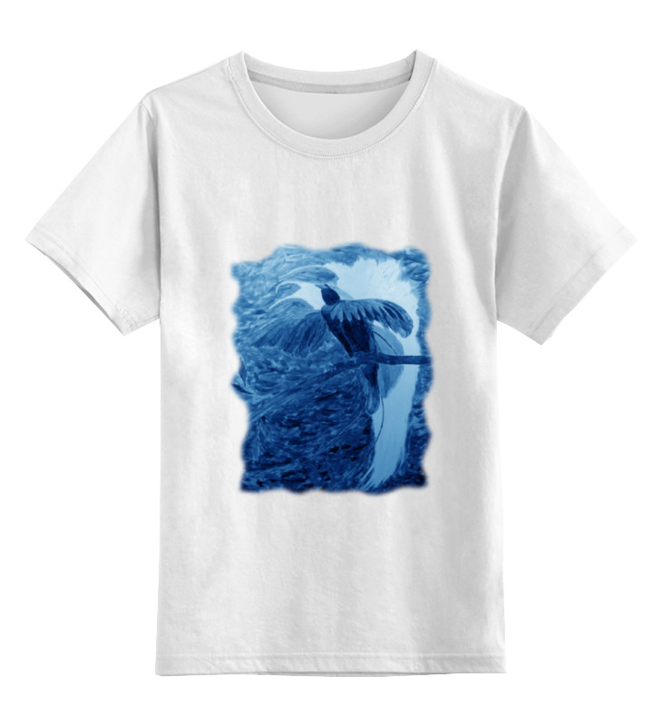 Детская футболка классическая унисекс Printio Синяя птица