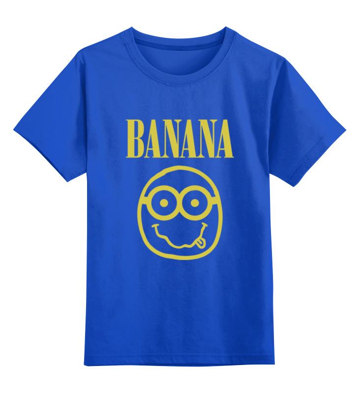 Детская футболка классическая унисекс Printio Banana smile