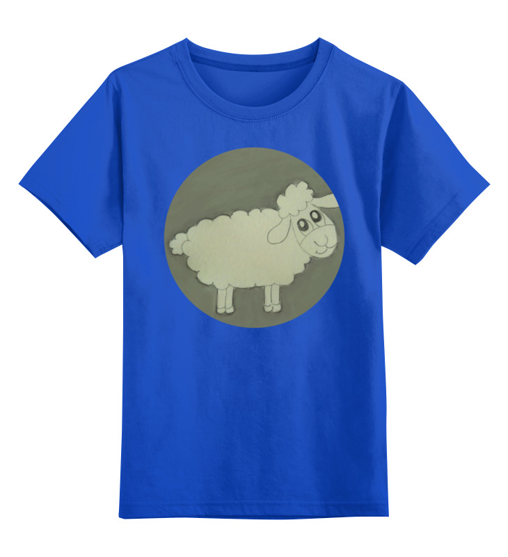 Детская футболка классическая унисекс Printio Детская овечка