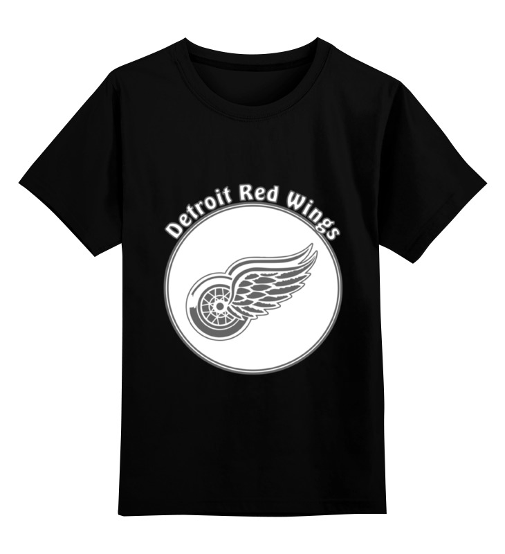 Детская футболка классическая унисекс Printio Detroit red wings