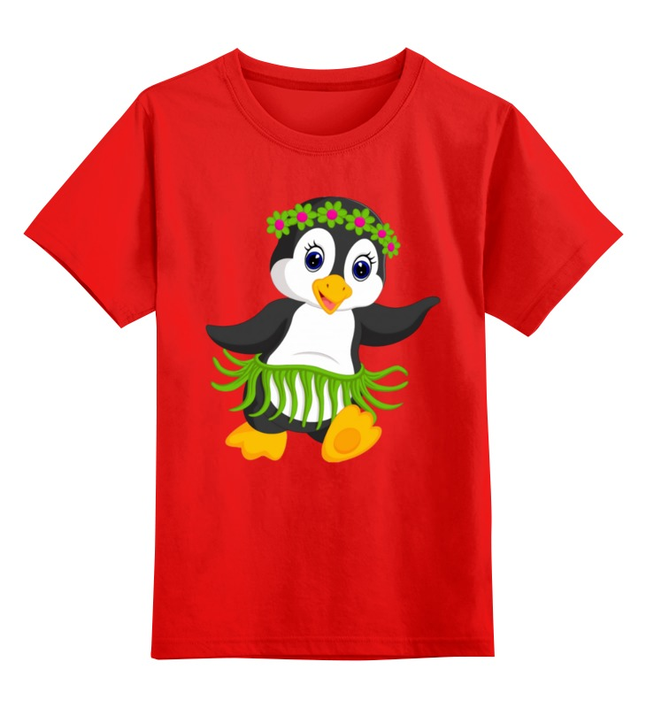 Детская футболка классическая унисекс Printio Пингвинчик
