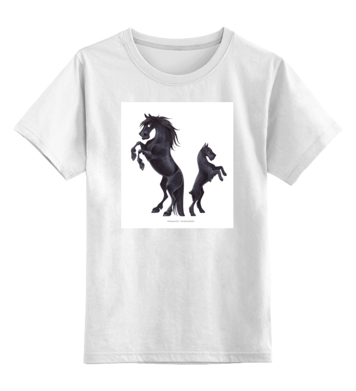 Детская футболка классическая унисекс Printio Фелл-пони/ризеншнауцер