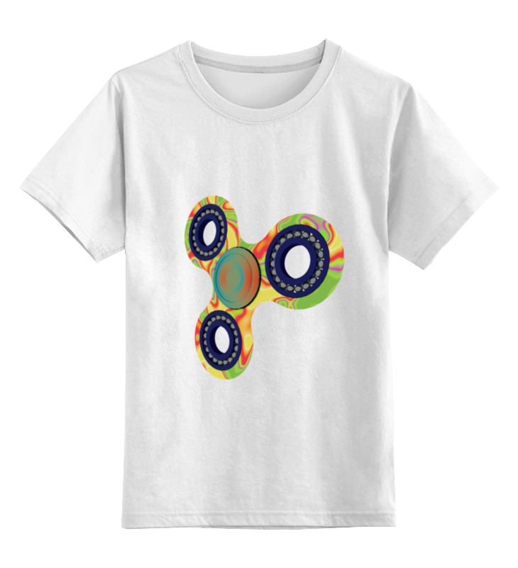 Детская футболка классическая унисекс Printio Спиннер