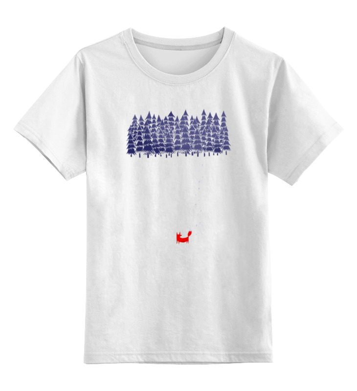 Детская футболка классическая унисекс Printio Лиса в лесу