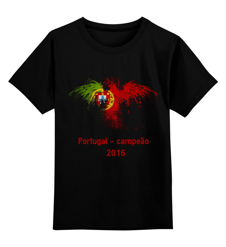 Детская футболка классическая унисекс Printio Португалия - чемпион