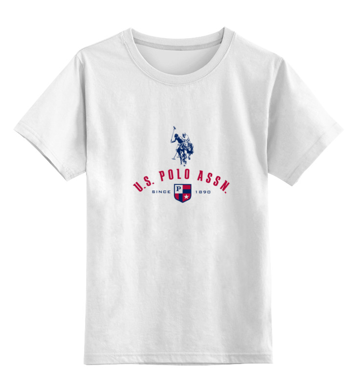 Детская футболка классическая унисекс Printio Us polo
