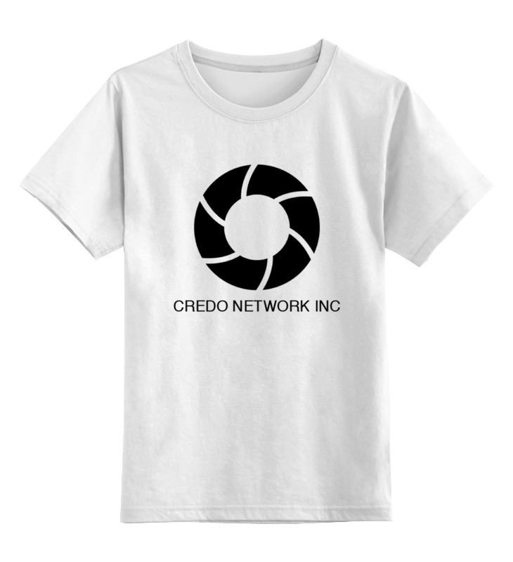 Детская футболка классическая унисекс Printio Credo network inc
