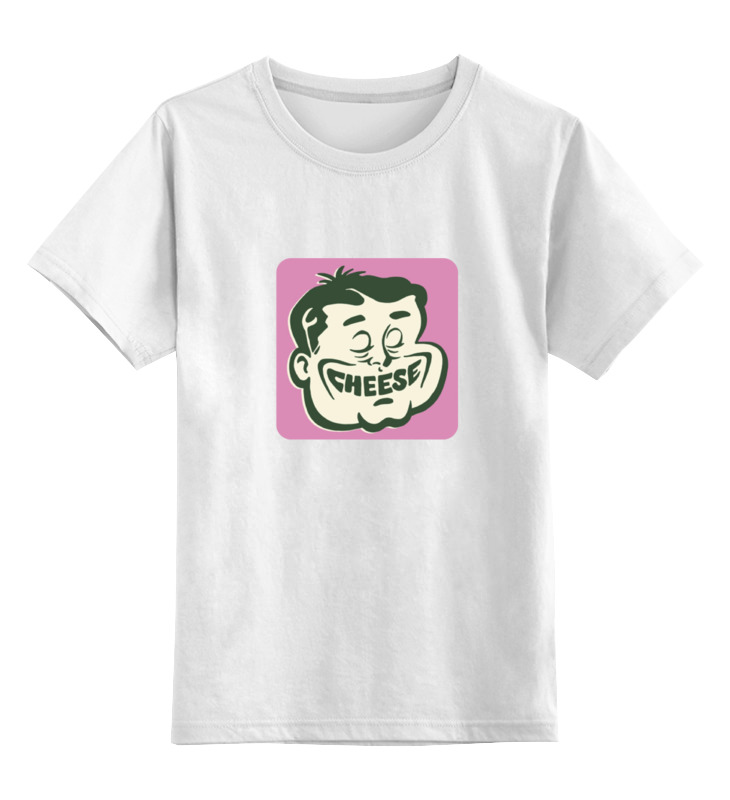 Детская футболка классическая унисекс Printio Cheesy smile