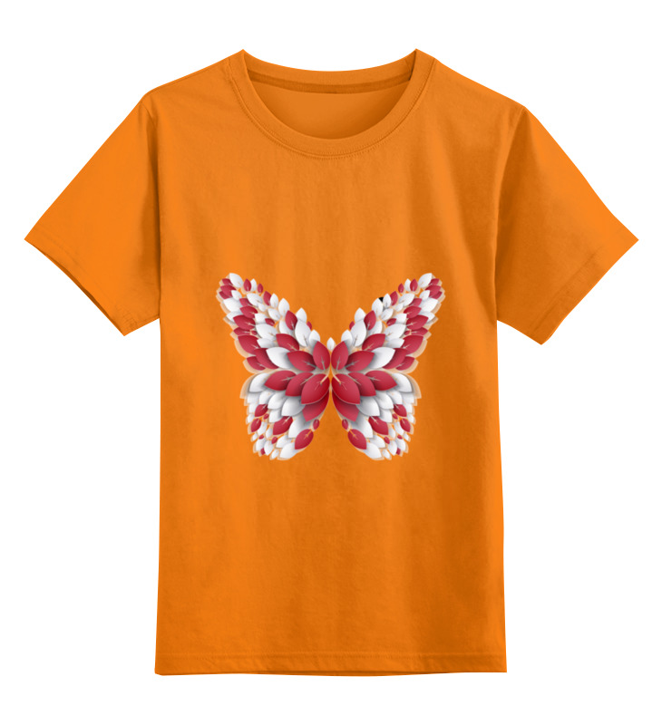 Детская футболка классическая унисекс Printio Бабочка