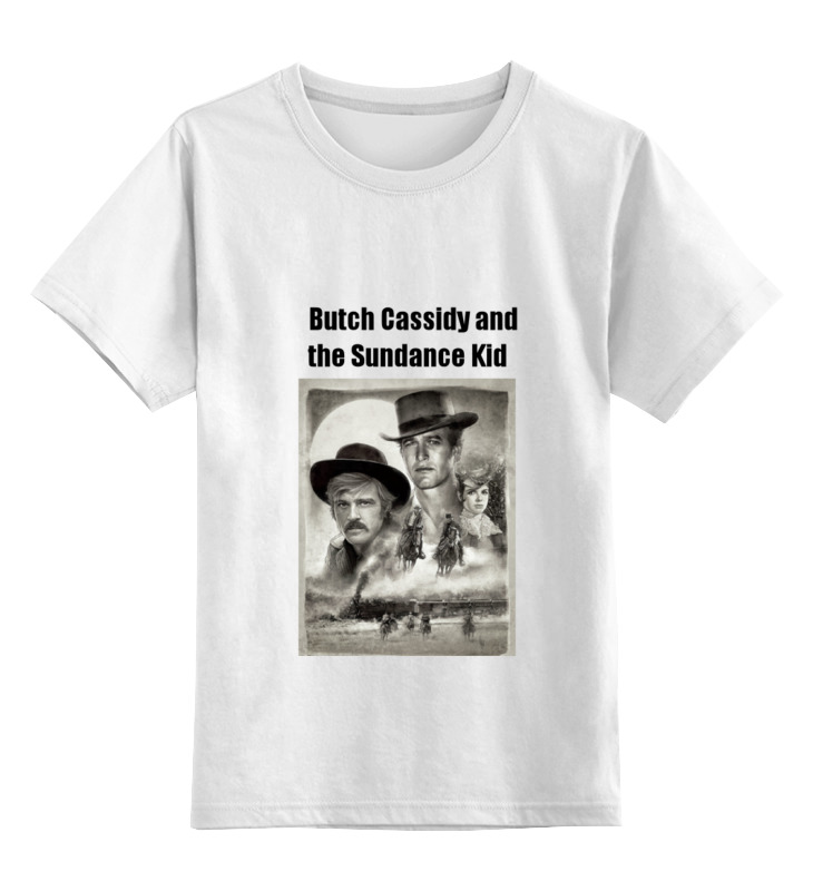 Детская футболка классическая унисекс Printio Бутч кэссиди и санденс кид