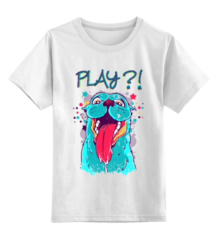 Детская футболка классическая унисекс Printio Play?