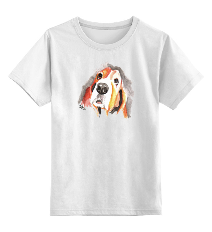 Детская футболка классическая унисекс Printio Футболка с собачкой