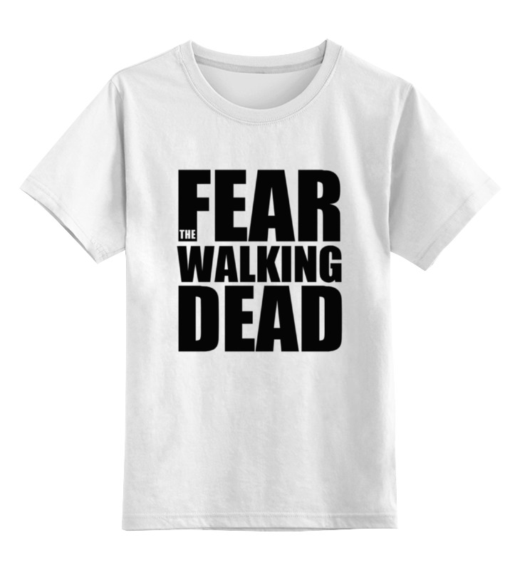 Детская футболка классическая унисекс Printio Fear the walking dead