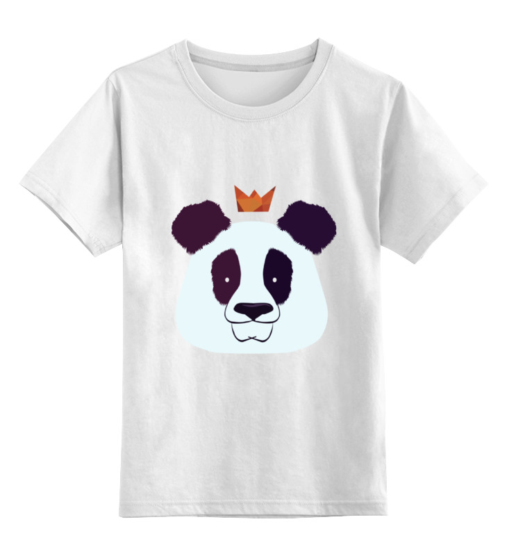 Детская футболка классическая унисекс Printio Король панда