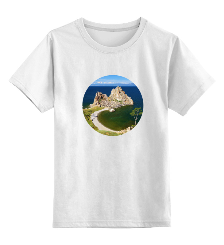 Детская футболка классическая унисекс Printio Байкал (ольхон)