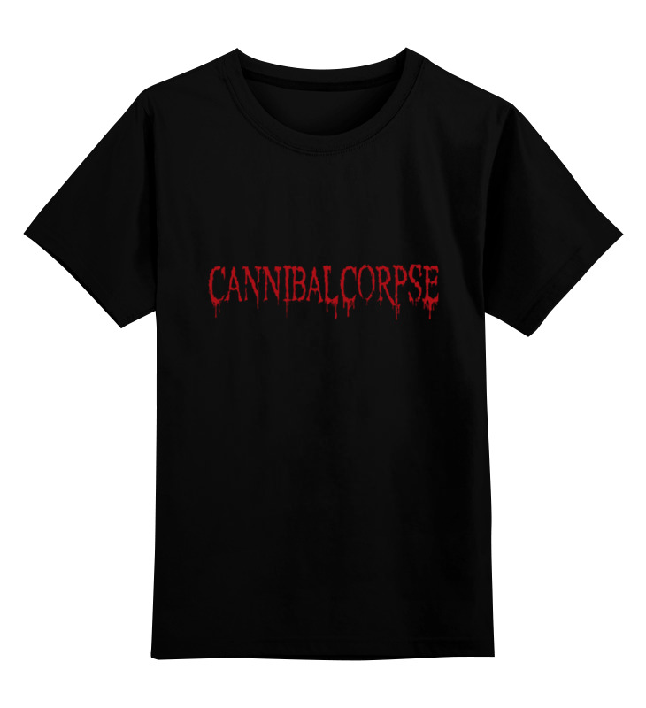 Детская футболка классическая унисекс Printio Cannibal corpse logo