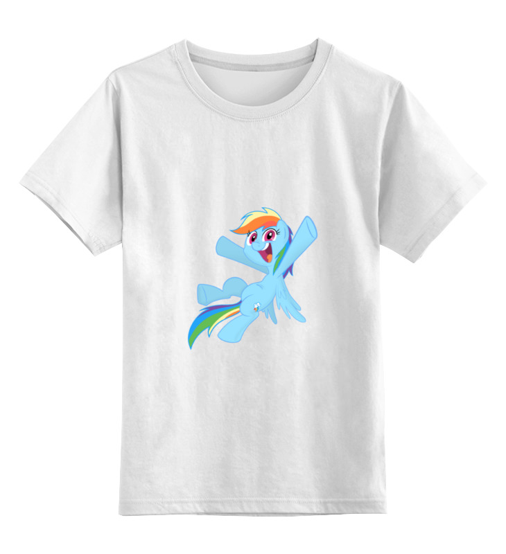Детская футболка классическая унисекс Printio My little pony- rainbow dash