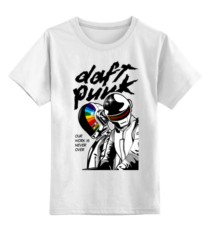 Детская футболка классическая унисекс Printio Daft punk