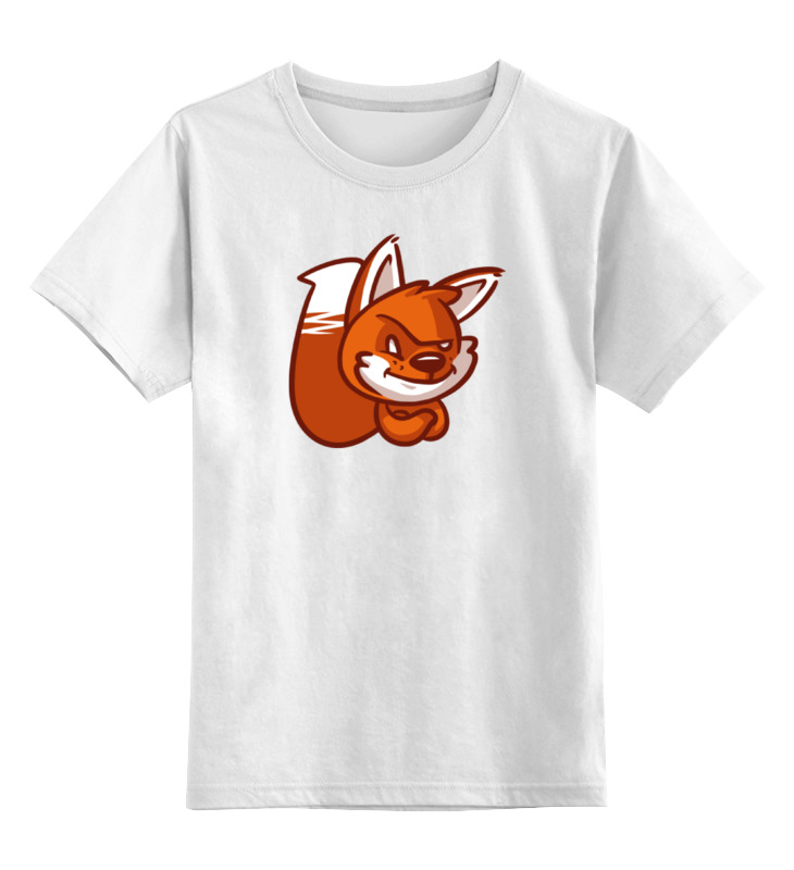 Детская футболка классическая унисекс Printio Лиса (fox)