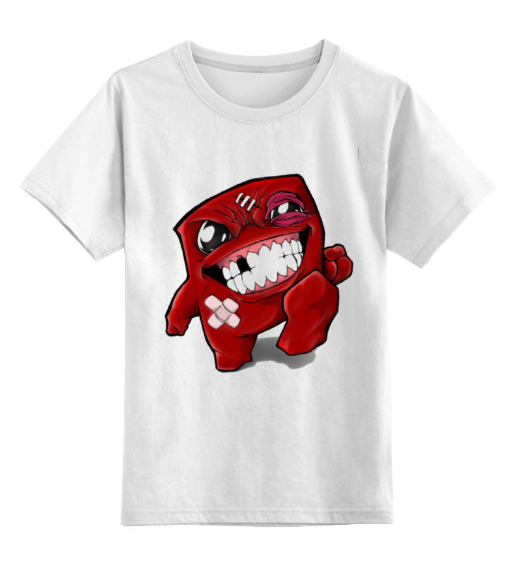 Детская футболка классическая унисекс Printio Super meat boy