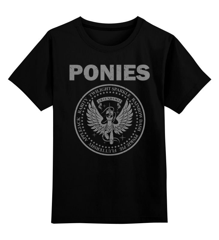Детская футболка классическая унисекс Printio Ponies. my little pony