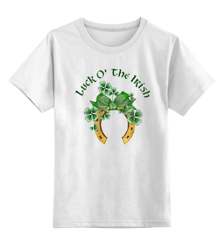 Детская футболка классическая унисекс Printio Ирландская удача