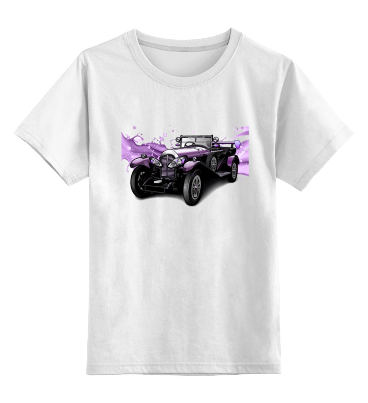 Детская футболка классическая унисекс Printio Ретро авто