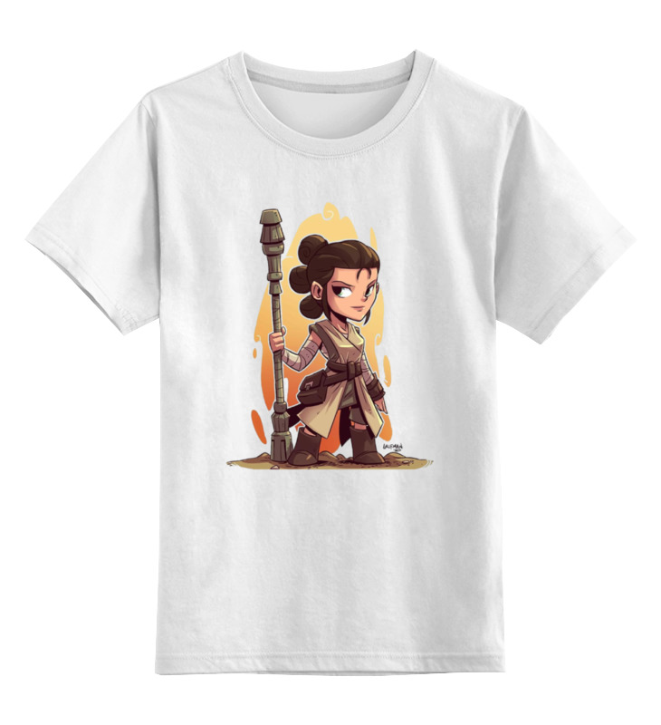 Детская футболка классическая унисекс Printio Звездные войны: рей