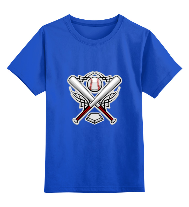 Детская футболка классическая унисекс Printio Бейсбольная эмблема