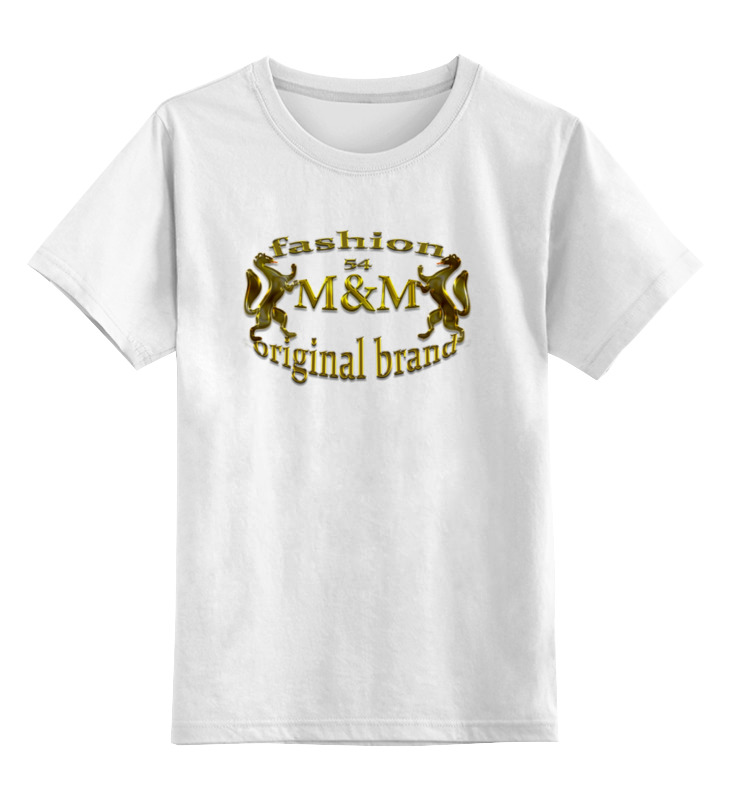Детская футболка классическая унисекс Printio M&m fashion