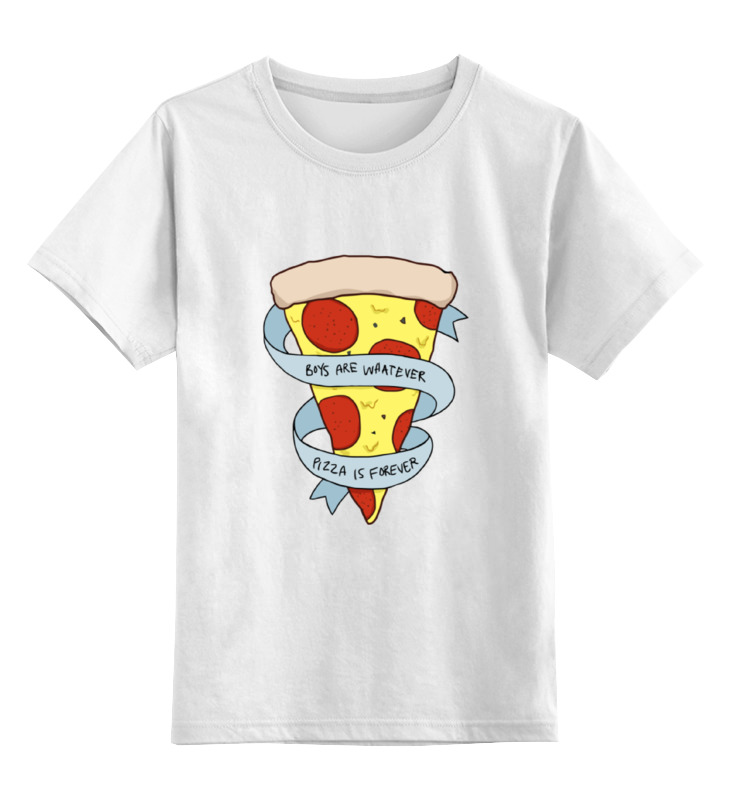 Детская футболка классическая унисекс Printio Пицца навсегда