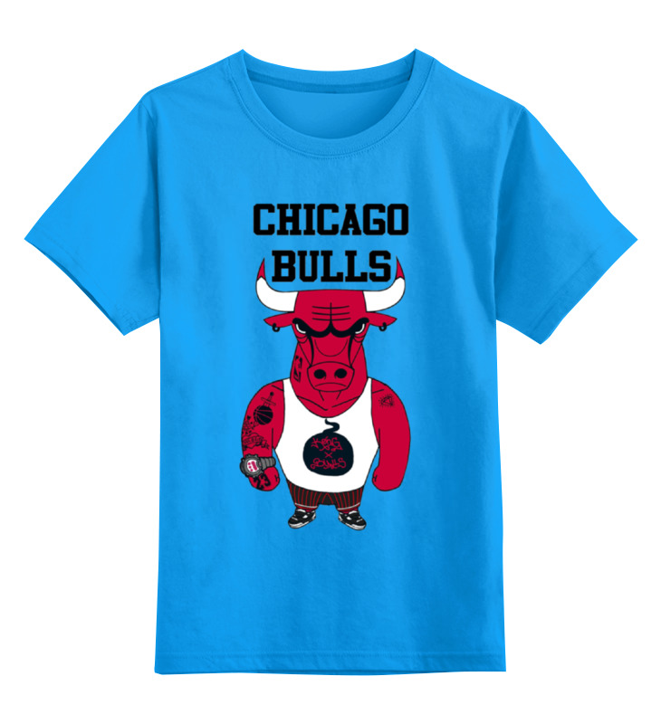 Детская футболка классическая унисекс Printio Chicago bulls