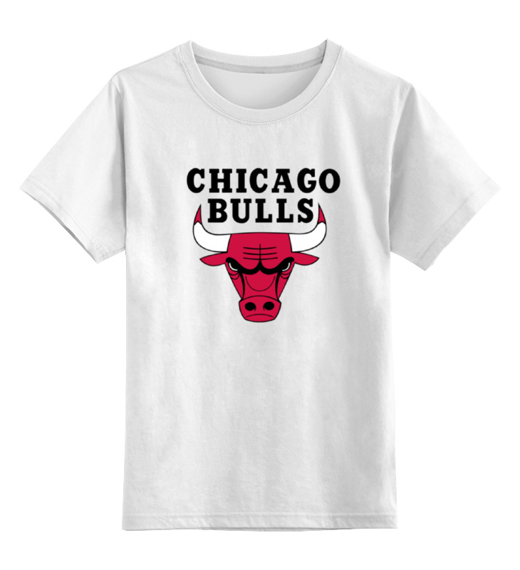 Детская футболка классическая унисекс Printio Чикаго буллз