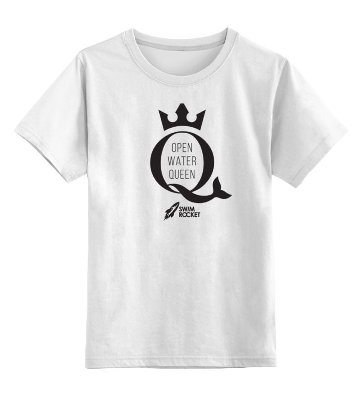 Детская футболка классическая унисекс Printio Open water queen