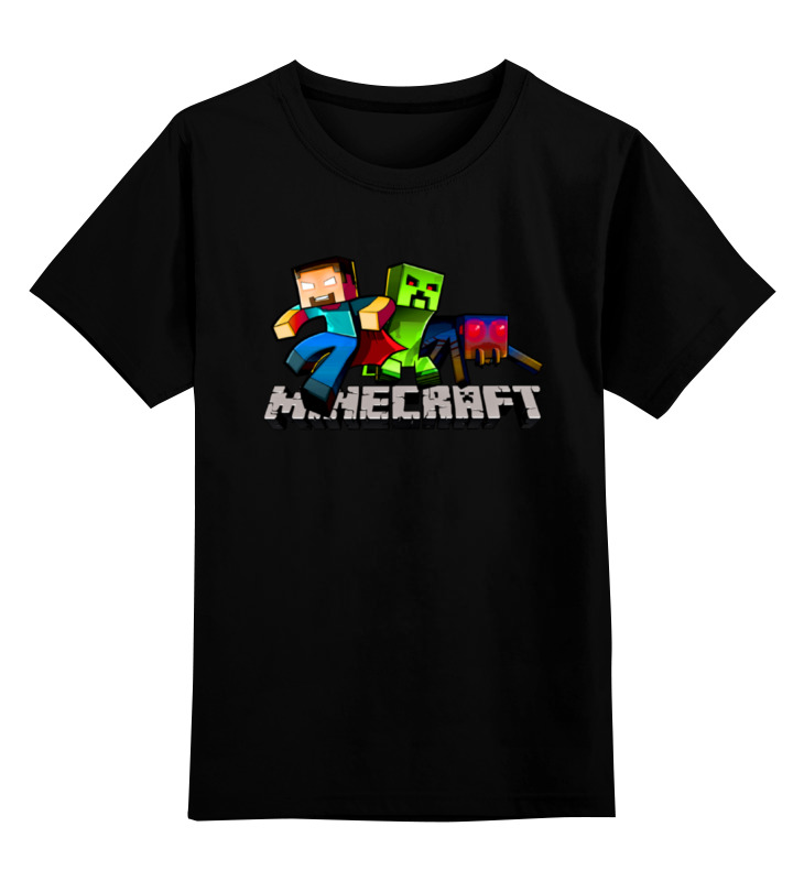 Детская футболка классическая унисекс Printio Minecraft - майнкрафт
