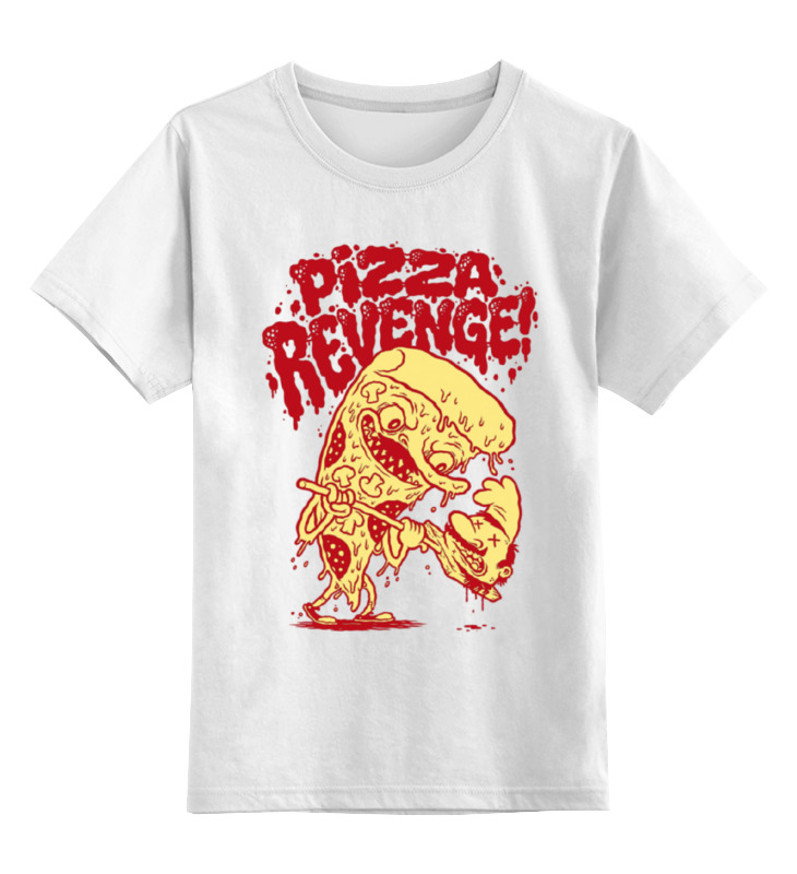 Детская футболка классическая унисекс Printio Pizza revenge