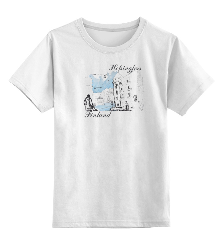 Детская футболка классическая унисекс Printio Helsingfors