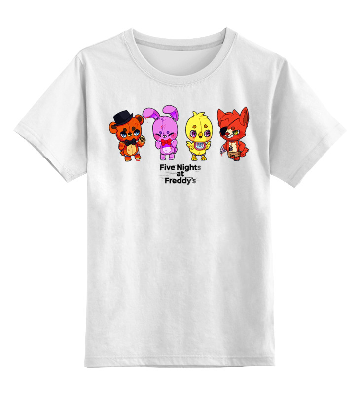 Детская футболка классическая унисекс Printio Пять ночей у фредди (fnaf)