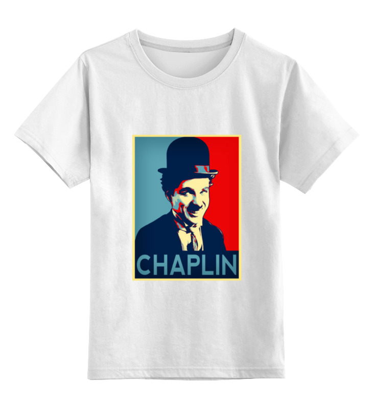 Детская футболка классическая унисекс Printio Чарльз чаплин